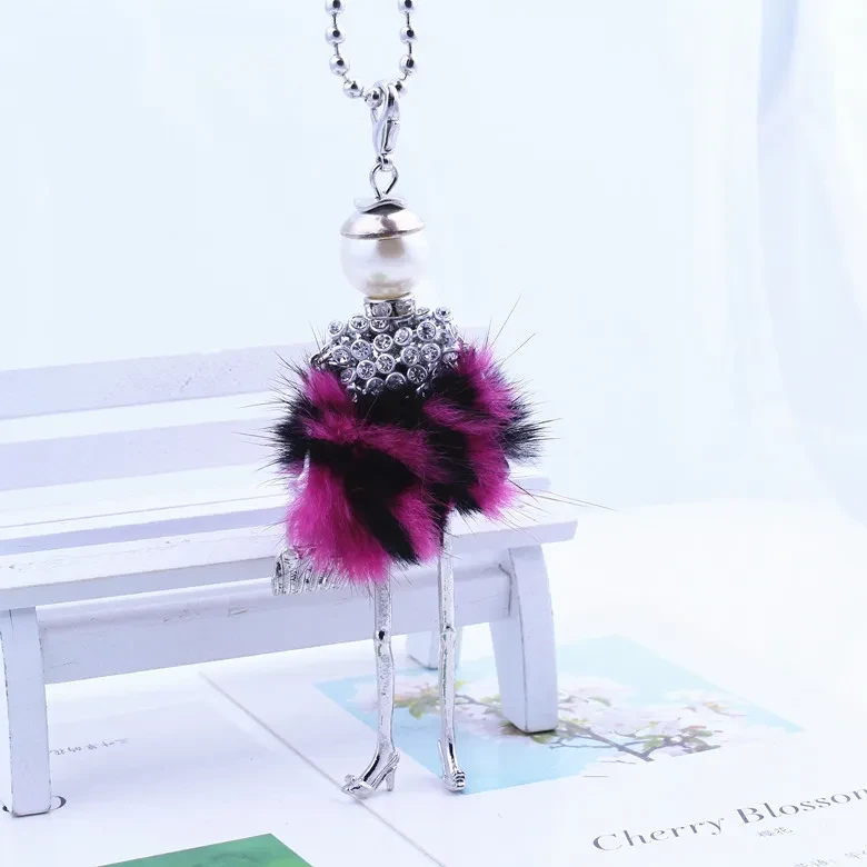 European And American Ethnic Style Creative Natural Mink Doll Hair Necklace