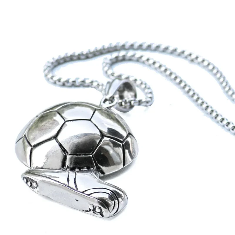 Football Goal Pendant Men's Sports Necklace