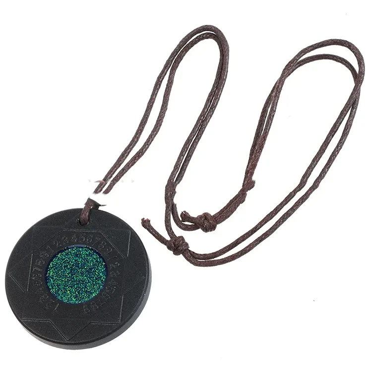 Fashion Green Heart Natural Stone Pendant