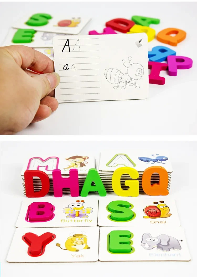 Letter word cognitive toy