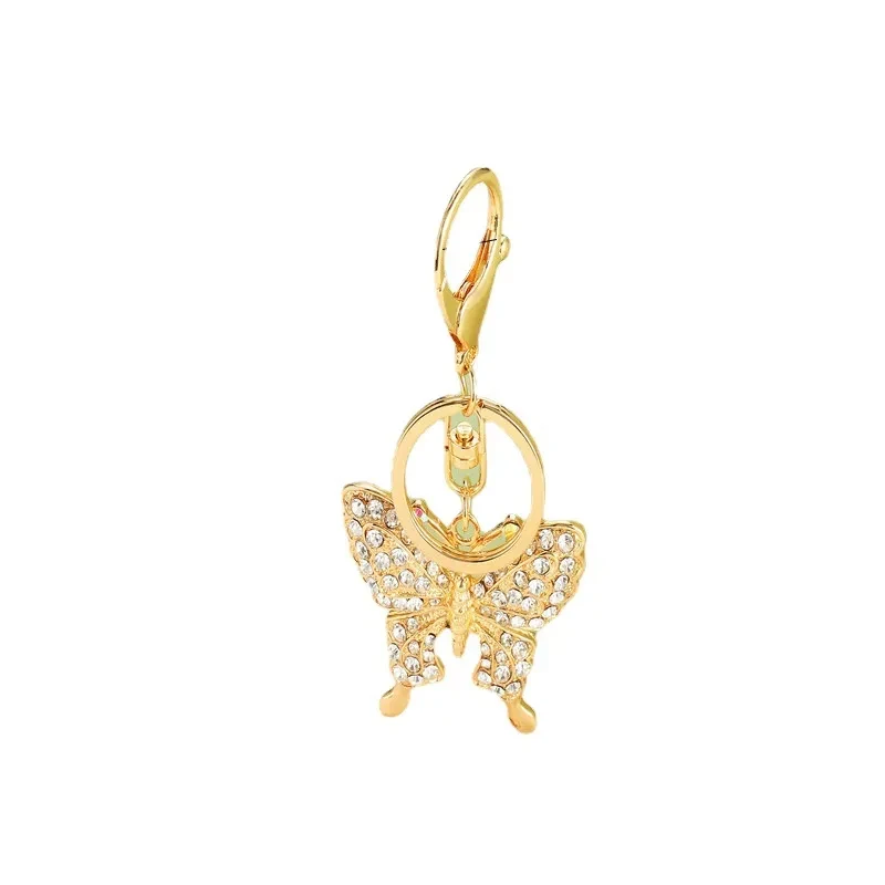 Fashion Full Diamond Bag Pendant Key Ring