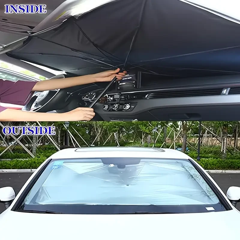 [Portable UV Protection Sunshade] UV Protection Car Sunshade Umbrella