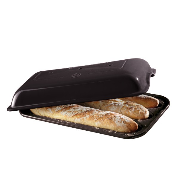 Baguette Bread Baker - Charcoal - Emile Henry