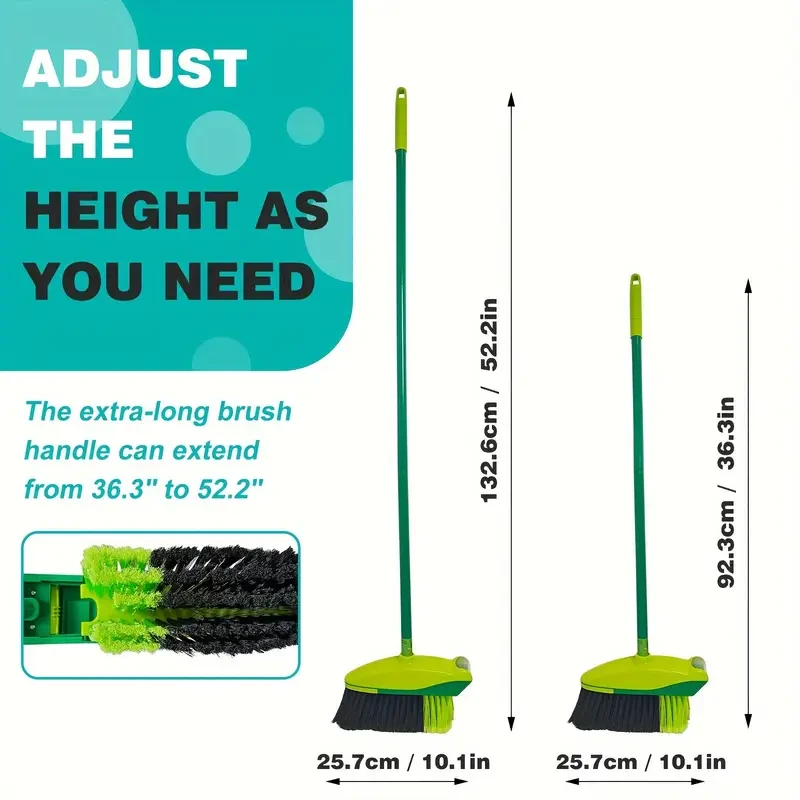 2-in-1 Smart Broom  Battery Powered with Rotating Power Brush