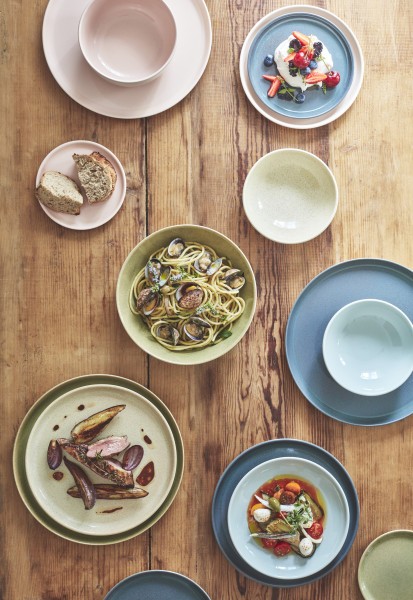 Small Plate 18cm - Blue Flame/Ivory - Emile Henry