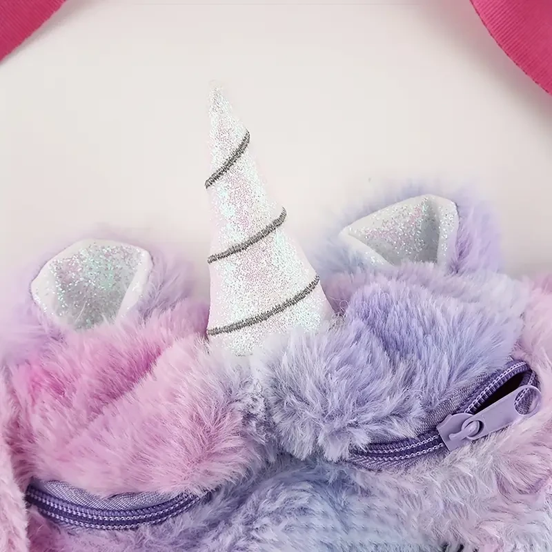 Everyday Comfort, Girls' Unicorn Plush Fanny Pack