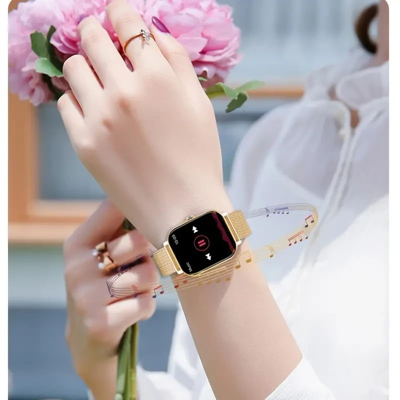 Smart Watch for Android & iOS - Men's/Women's Watch with Call, Information Reminder, 4.29 cm Large Screen, Sports Step Counting, and Multiple Fitness Modes