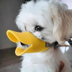 Dog Muzzle Silicone Mask Duck Muzzle Mask For Pet Dogs Anti Bite Stop Barking Small Large Dog Mouth Muzzles Pet Dog Accessories