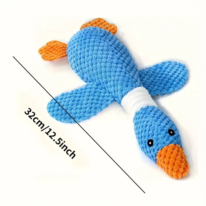 Durable Plush Duck Dog Toy for Medium-Sized Dogs
