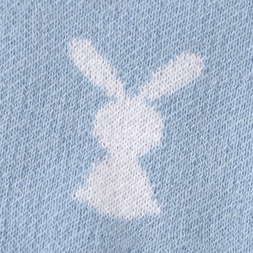 Cute Rabbit Jacquard Triangle Romper Suit