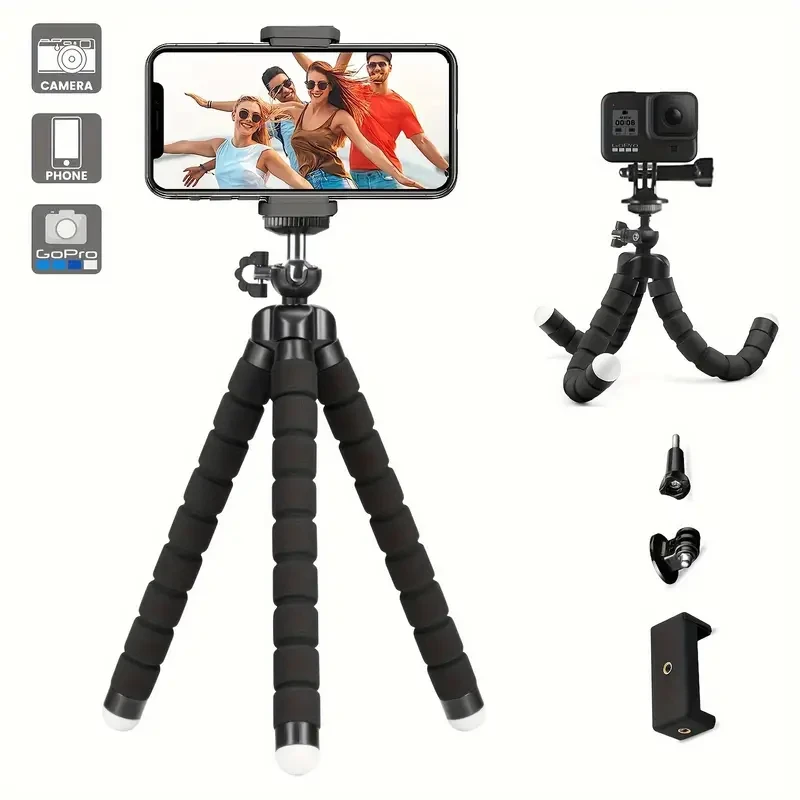 Flexible Mini Phone 360 Rotating Tripod