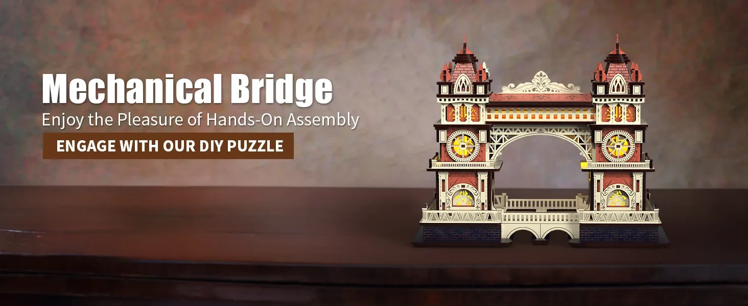 Puzzle Toy Mechanical Chain Bridge