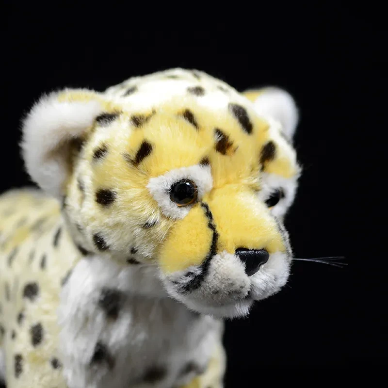 Simulation Standing Cheetah Plush Toy