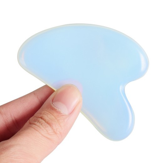 Opal Heart-shaped Gua Sha Scraping Board Beauty Jade Massager Equipment