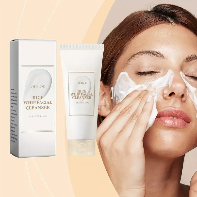 OUIHOE 120g Rice Facial Cleanser