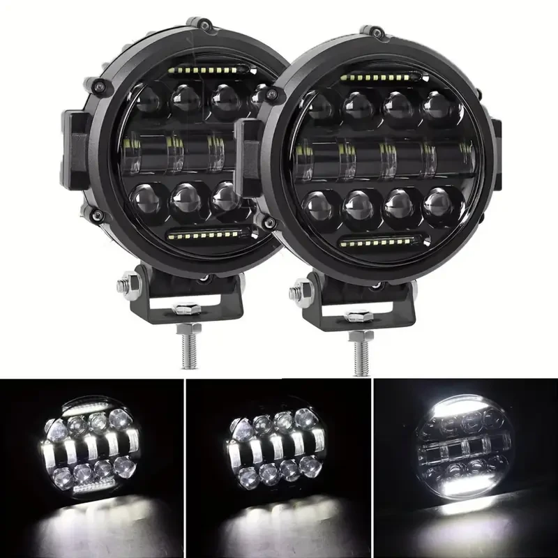 17.78 cm Round LED Off-Road Driving Lights