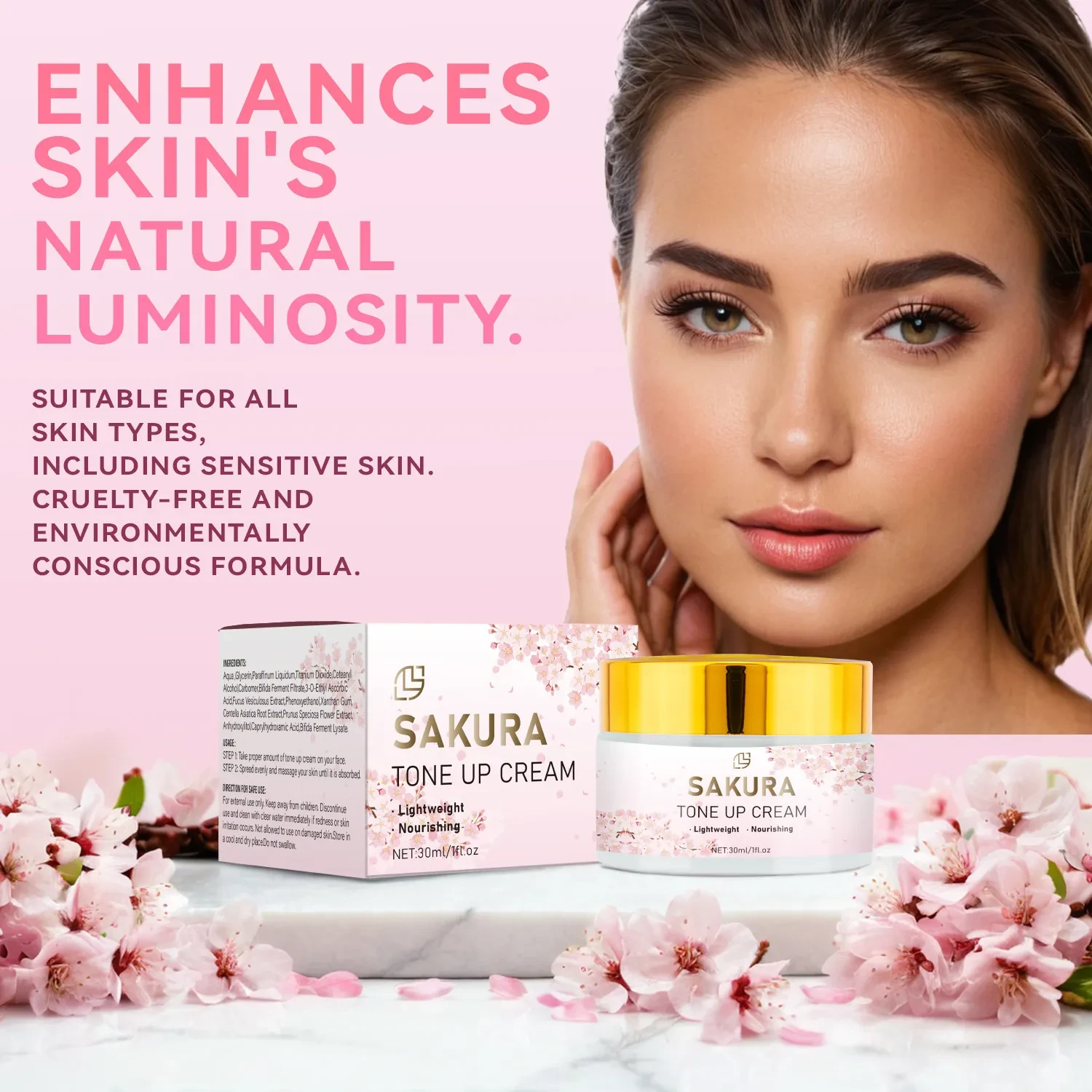 SAKURA Tone Up Cream