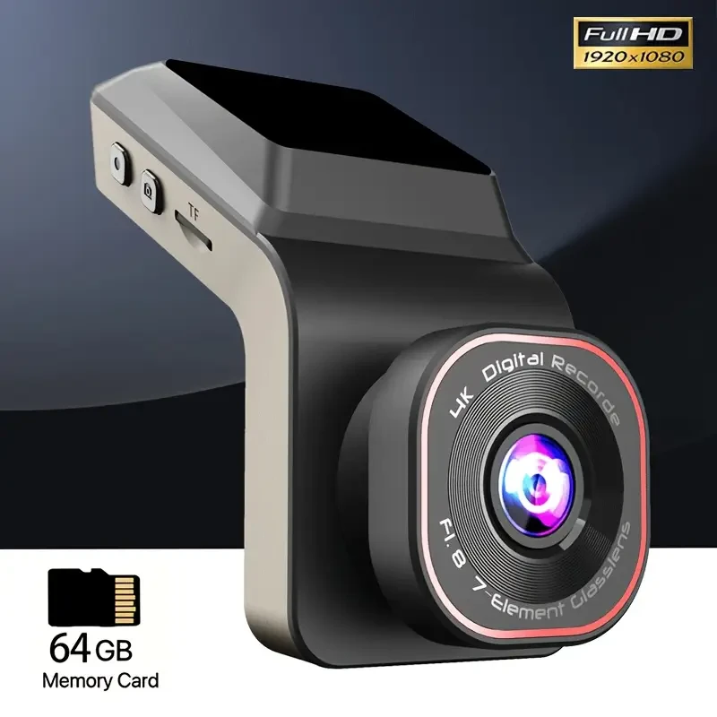 ESPONER Full HD 1920x1080 Dash Cam with 5.08cm Mini Hidden Screen