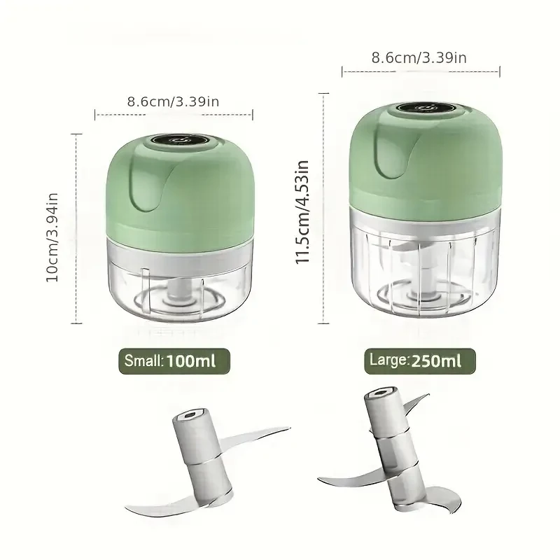 Home Wireless Mini Electric Onion And Garlic Shredder