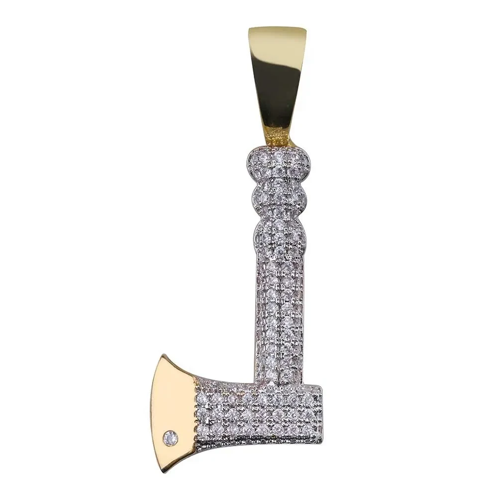 Retro Axe Shape Hip Hop Pendant