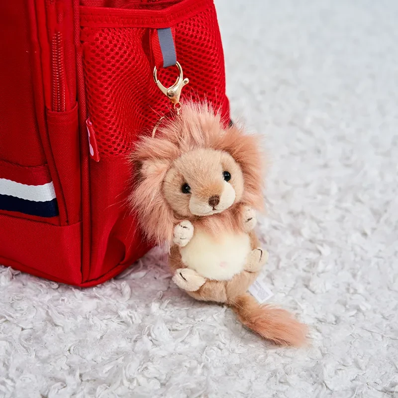 Cute Simulation Plush Toy Doll Car Keychain Backpack Pendant