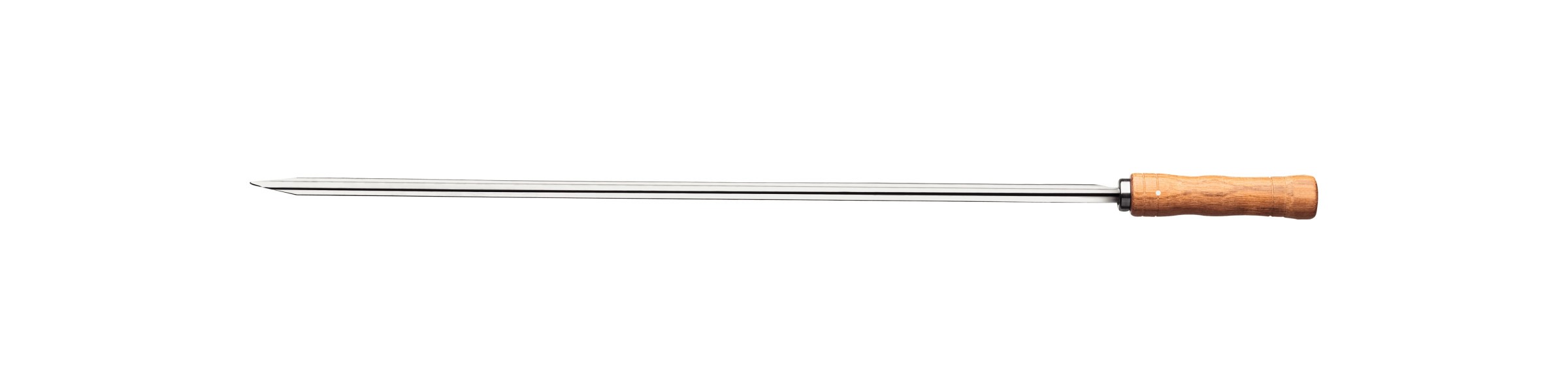 Heavy Duty Stainless Steel Skewer Wood Handle 65cm - Tramontina