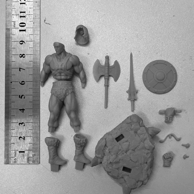 1/24 75mm Resin Figure Model Kit | Fantasy Future Giant Human Diorama