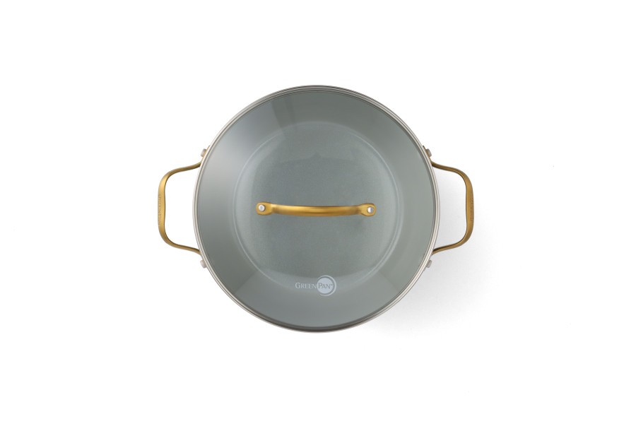 Padova Smokey Blue Covered Casserole 24cm/4.7L - GreenPan