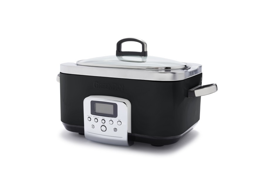 Slow Cooker 6L - Black - GreenPan