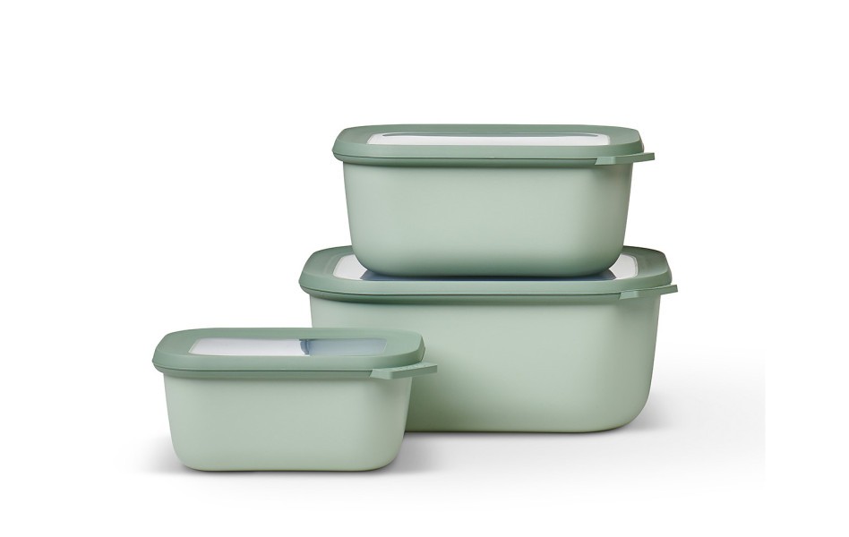 Cirqula Rectangle Large Set 3-Piece Nordic Sage - Mepal