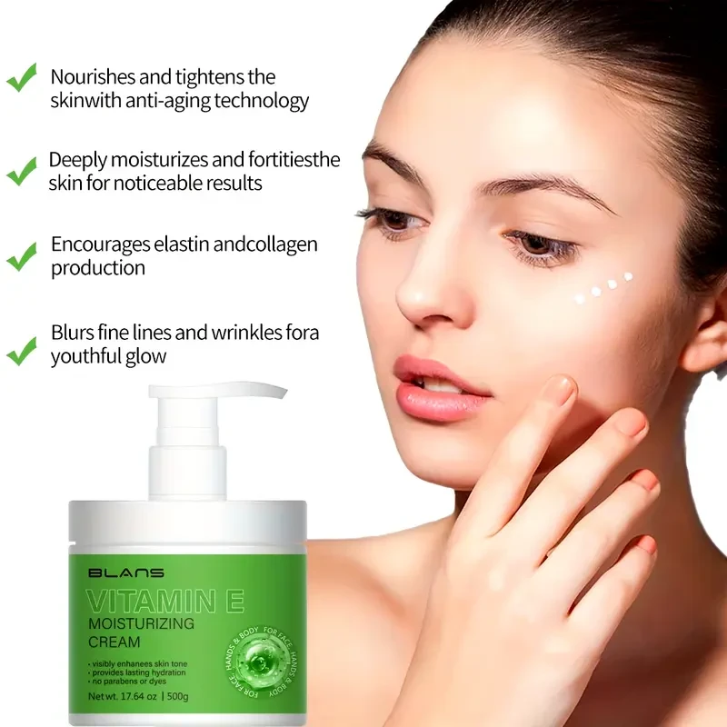 500G Luxurious Vitamin E Cream Moisturizer