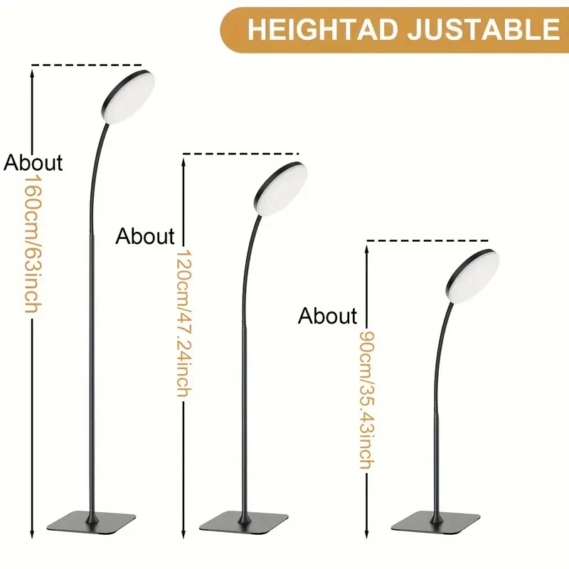 1pc Modern Adjustable Color Temperature LED Floor Lamp