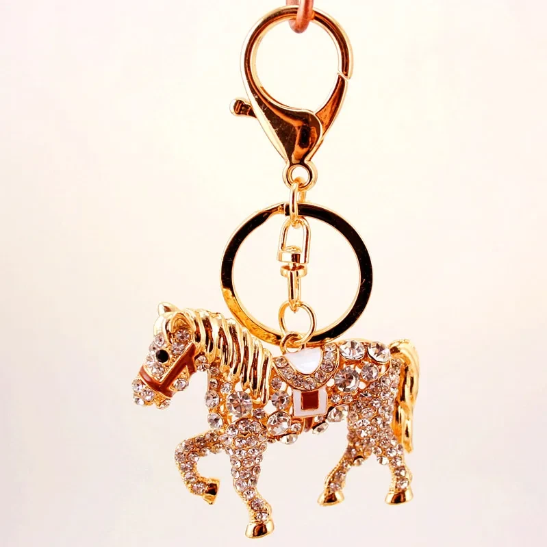 Horse Keychain Key Chain Fashion Accessories Metal Pendant Keyring