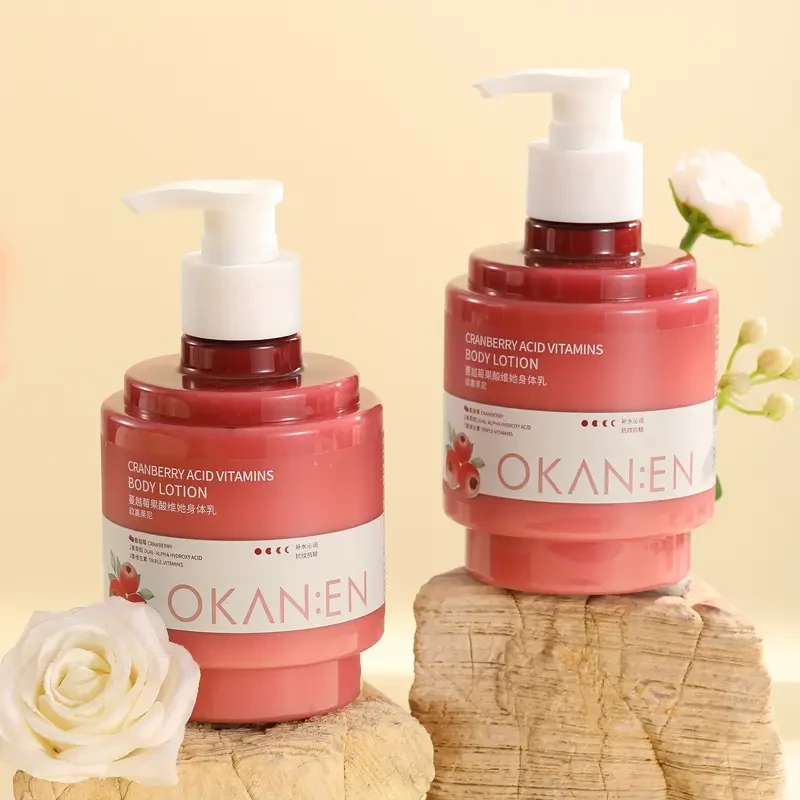 cranberry fruit acid body lotion