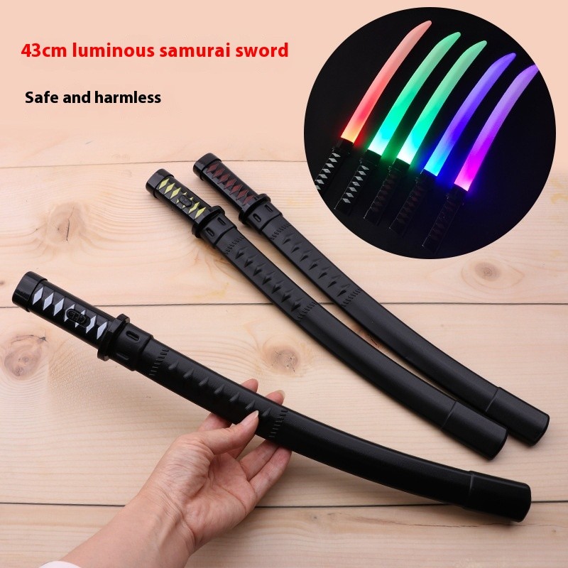 Children's Small Size Luminous Samurai Sword Toy