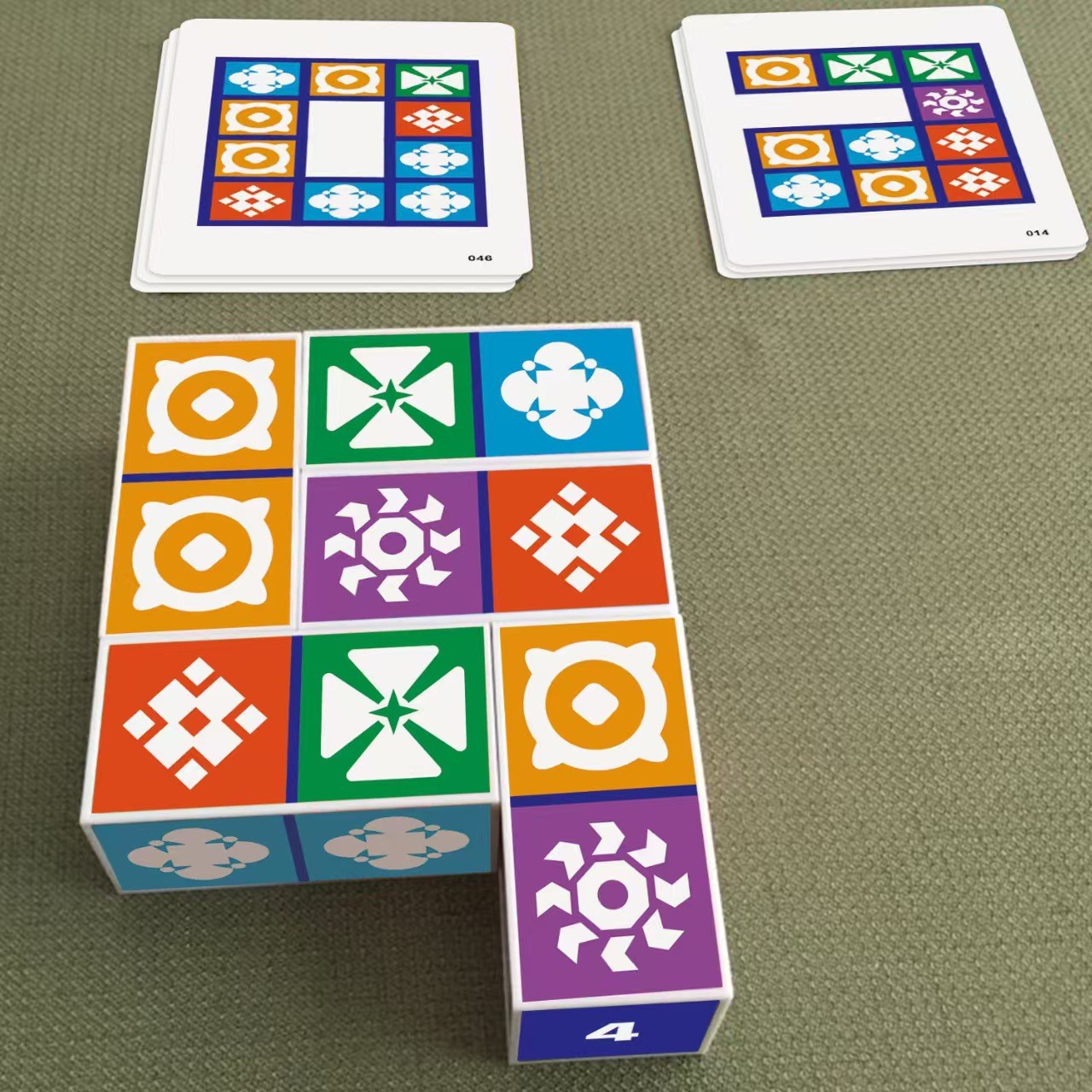 Children's Family Board Game Board Space Logic Block Puzzle Interactive Toy