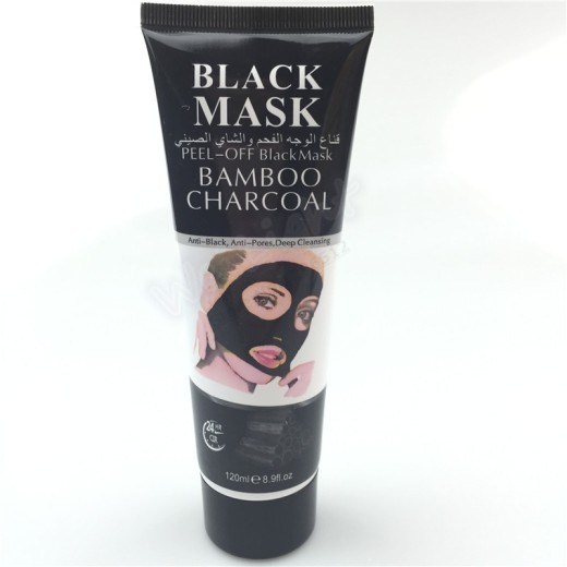Bamboo charcoal blackhead tearing mask deep sea mud mineral mud nasal film 120g hanging card