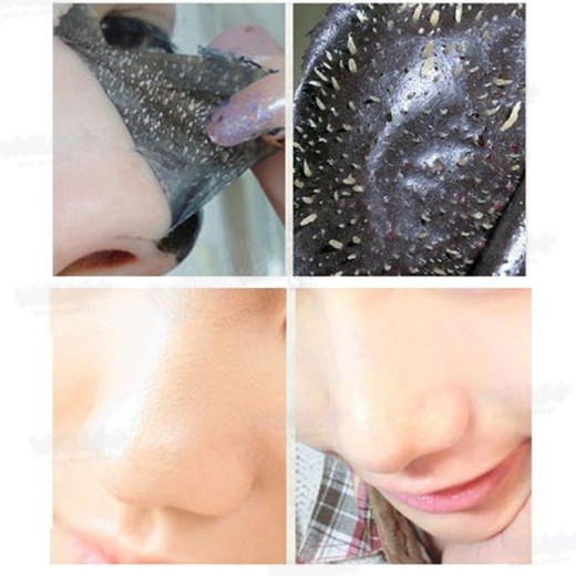 Bamboo charcoal blackhead tearing mask deep sea mud mineral mud nasal film 120g hanging card