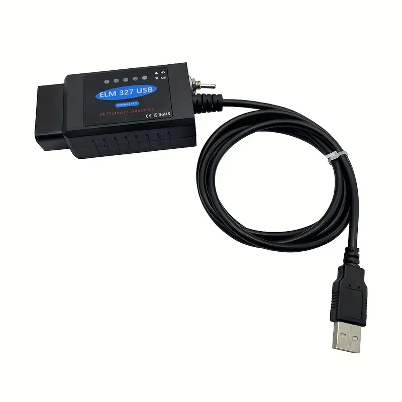 OBD2 USB Diagnostic Cable with Switch
