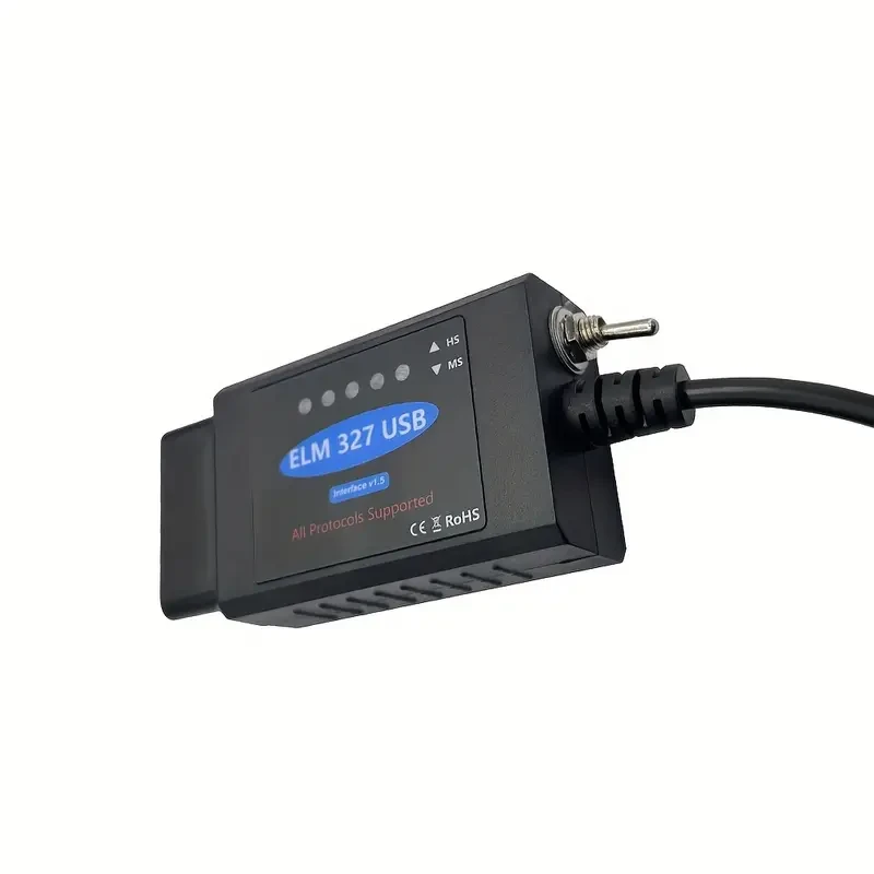 OBD2 USB Diagnostic Cable with Switch