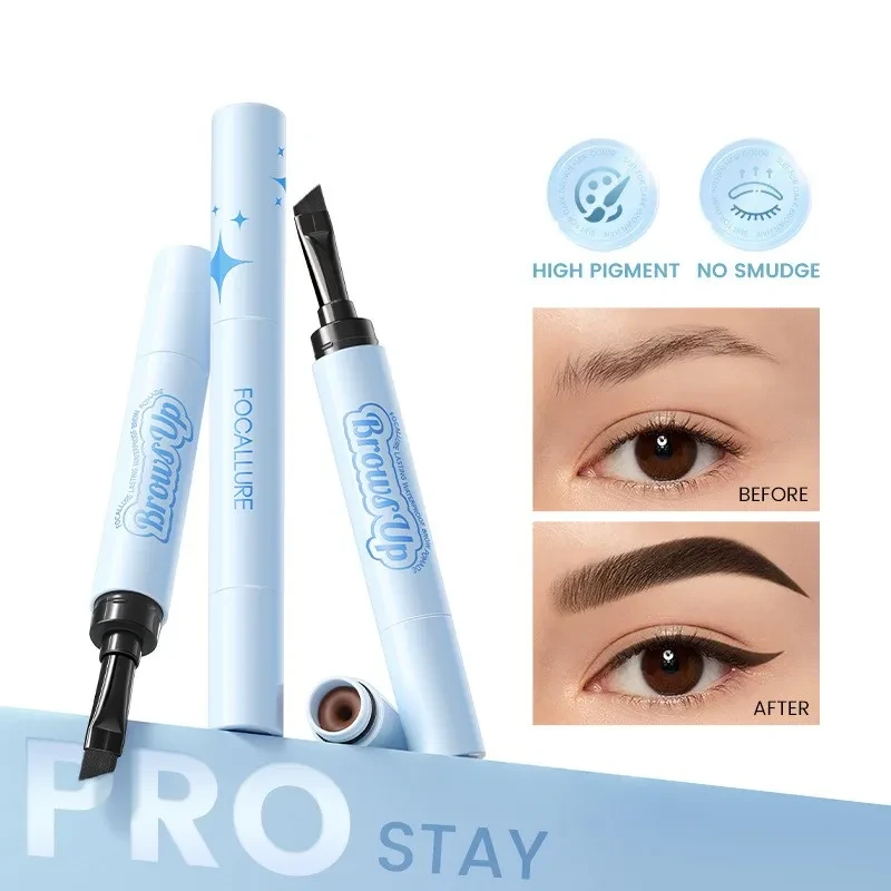 2 In 1 3D Eyebrow Gel Cream Eyeliner Pencil