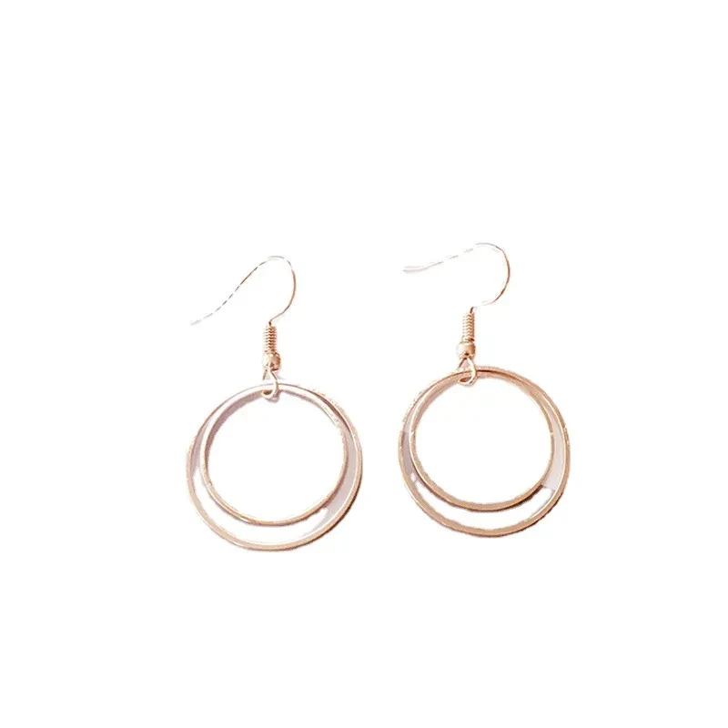 Metal Double-layer Geometric Small Circle