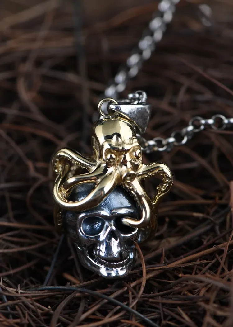 Fashion Vintage Pendant Skull Men's Necklace