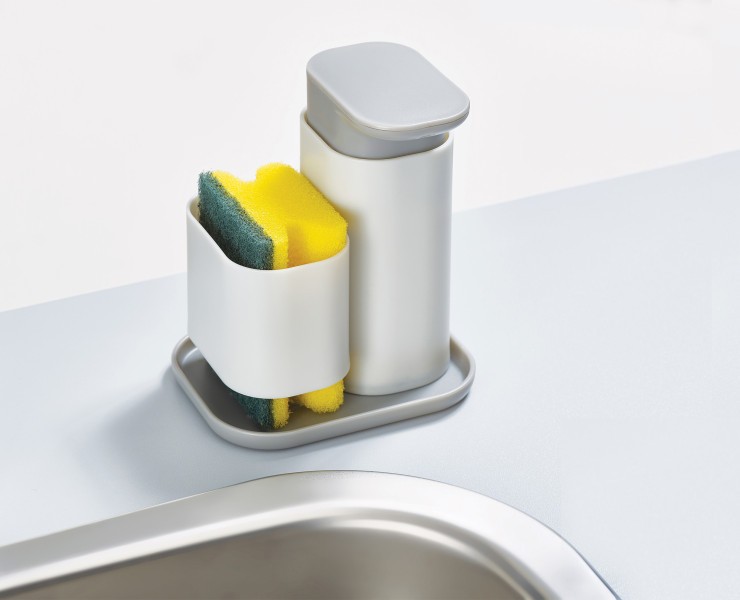 Soap Dispenser With Sponge Holder - Joseph Joseph Duo