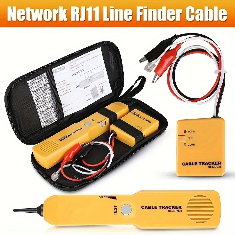 Network RJ11 Line Finder Cable Tracker Tester