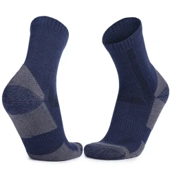 Men's And Women's Warm Wool Knee-high Sports Socks Sapphire Blue