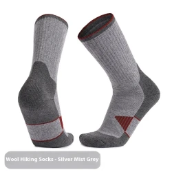 Men's And Women's Warm Wool Knee-high Silver Mist Gray
