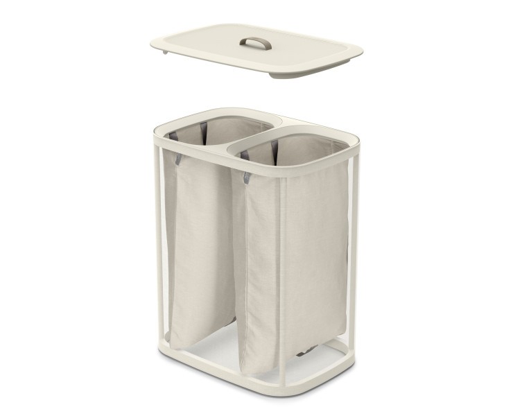 Tota 90L Laundry Separation Basket - Ecru - Joseph JosephTota 90L Laundry Separation Basket - Ecru - Joseph Joseph