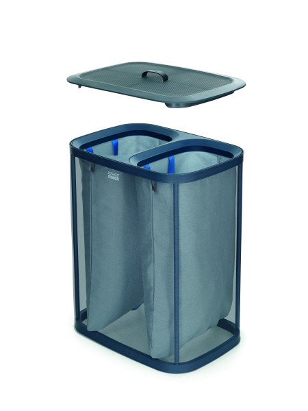 Tota 90L Laundry Separation Basket - Carbon Black - Joseph Joseph