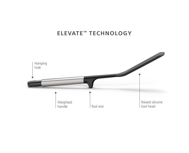 Elevate Silicone Slotted Turner  - Joseph Joseph